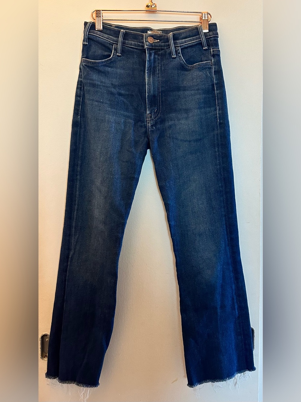 MOTHER Hustler Ankle Fray sz 27 Home Movies Fall denim